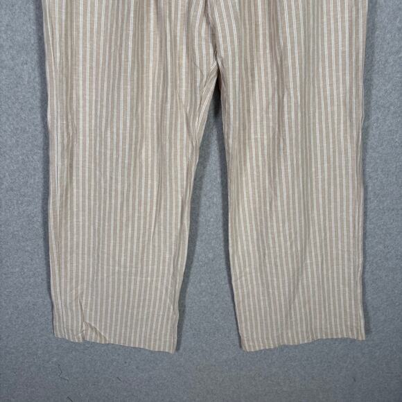 Gap Wide Leg Pleated Pants 18T Linen Trouser Chino Academia Quiet Lagom NEW $98 - Picture 3 of 14